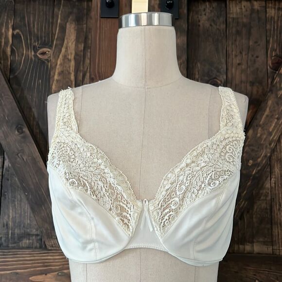 Wacoal wired unlined lace bra Sz-32D - Picture 1 of 8
